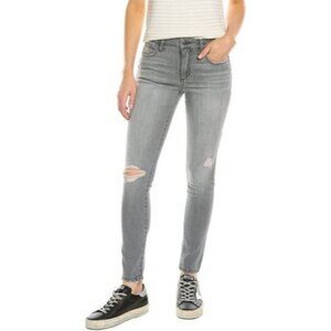 Joes Jeans Velma Curvy Skinny Ankle Womens 25 Gray Distressed Faded Denim NWT